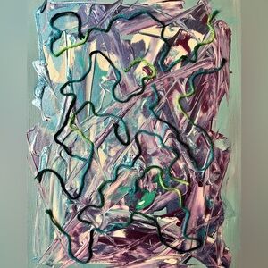 Handmade Trippy Painting Art Craft Unique